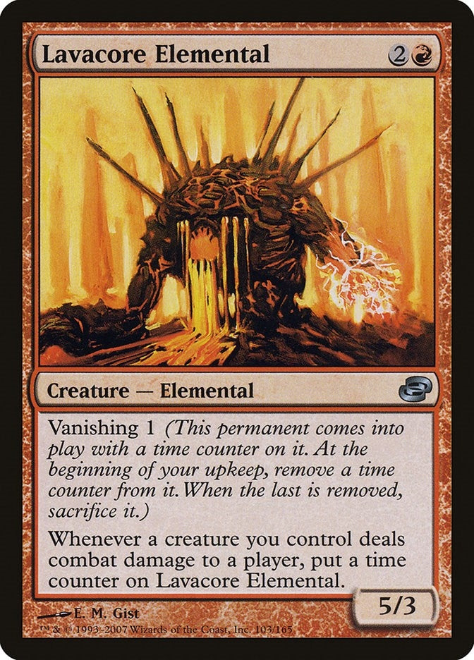 Image for Lavacore Elemental (103) (PLC) - Magic: The Gathering