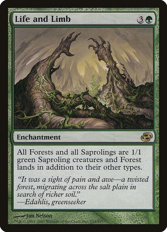 Image for Life and Limb (133) (PLC) - Magic: The Gathering