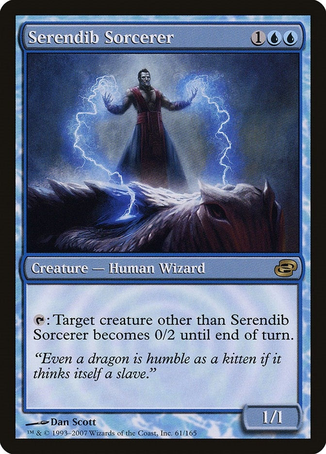Image for Serendib Sorcerer (61) (PLC) - Magic: The Gathering