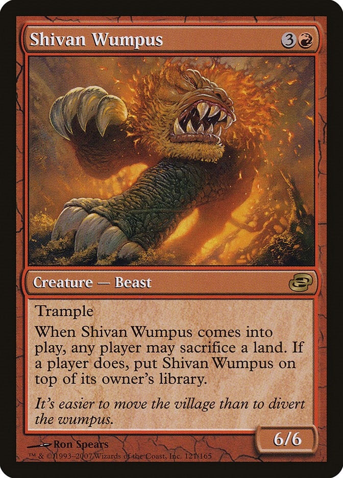 Image for Shivan Wumpus (121) (PLC) - Magic: The Gathering