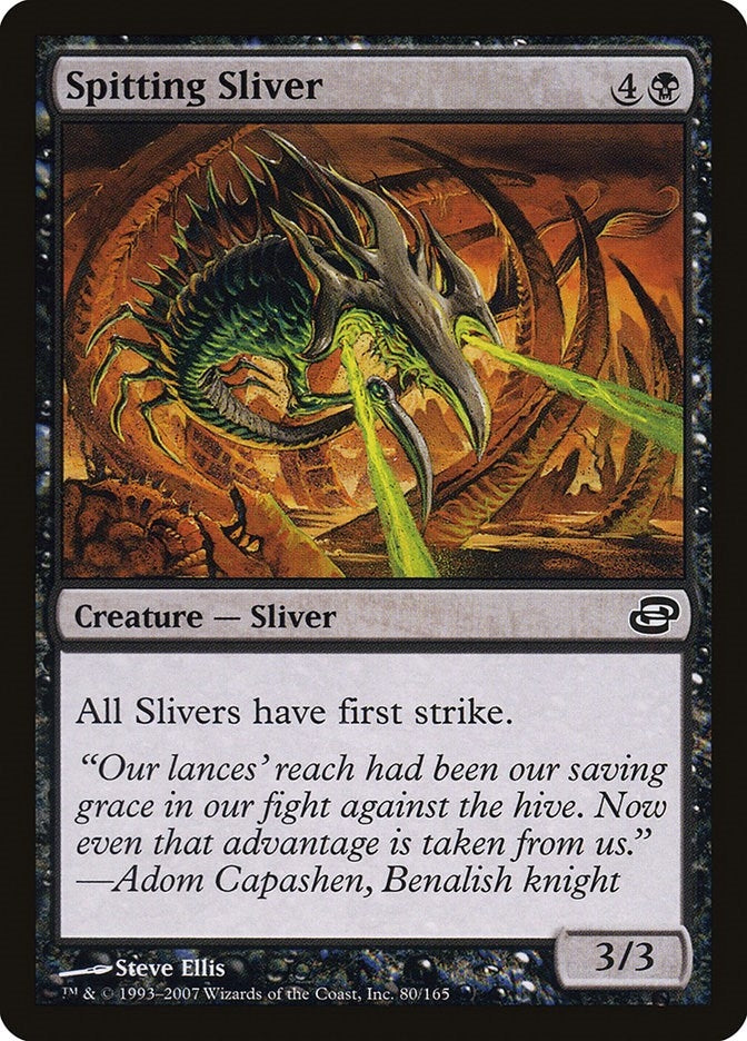 Image for Spitting Sliver (80) (PLC) - Magic: The Gathering