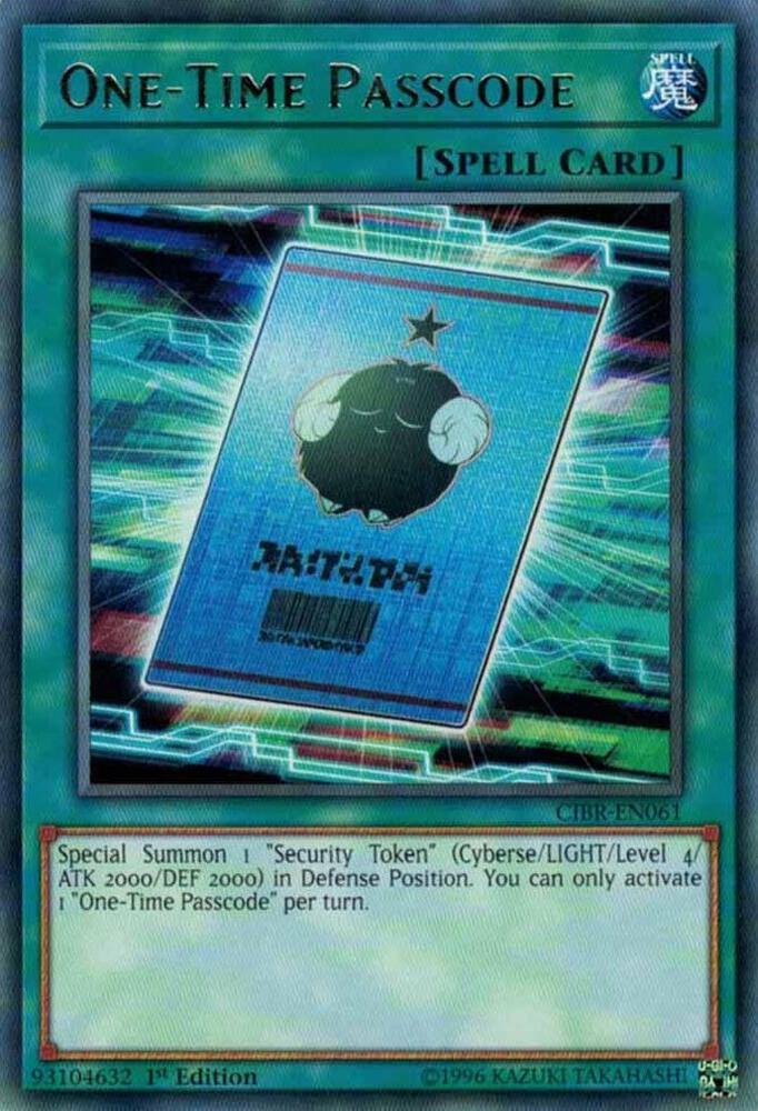 One-Time Passcode (CIBR-EN061) (CIBR)