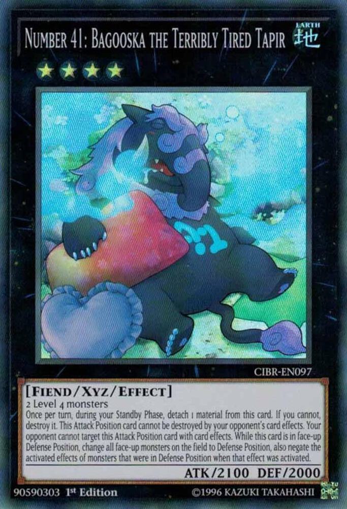 Number 41: Bagooska the Terribly Tired Tapir (CIBR-EN097) (CIBR)