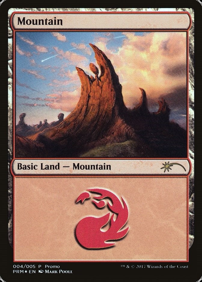Image for Mountain (2017 Gift Pack - Poole) (4) (GBP) - Magic: The Gathering