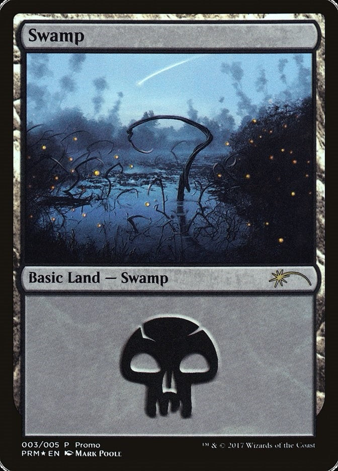 Image for Swamp (2017 Gift Pack - Poole) (3) (GBP) - Magic: The Gathering