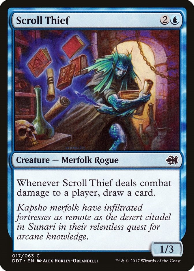 Image for Scroll Thief (17) (DDT) - Magic: The Gathering