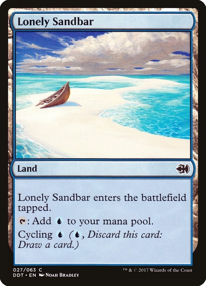 Image for Lonely Sandbar (27) (DDT) - Magic: The Gathering