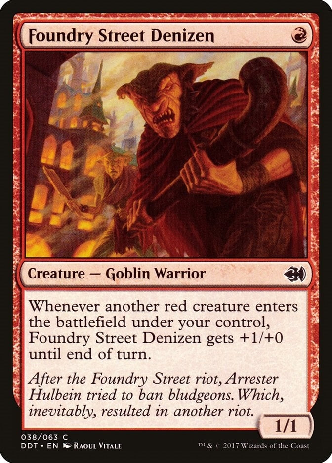 Image for Foundry Street Denizen (38) (DDT) - Magic: The Gathering