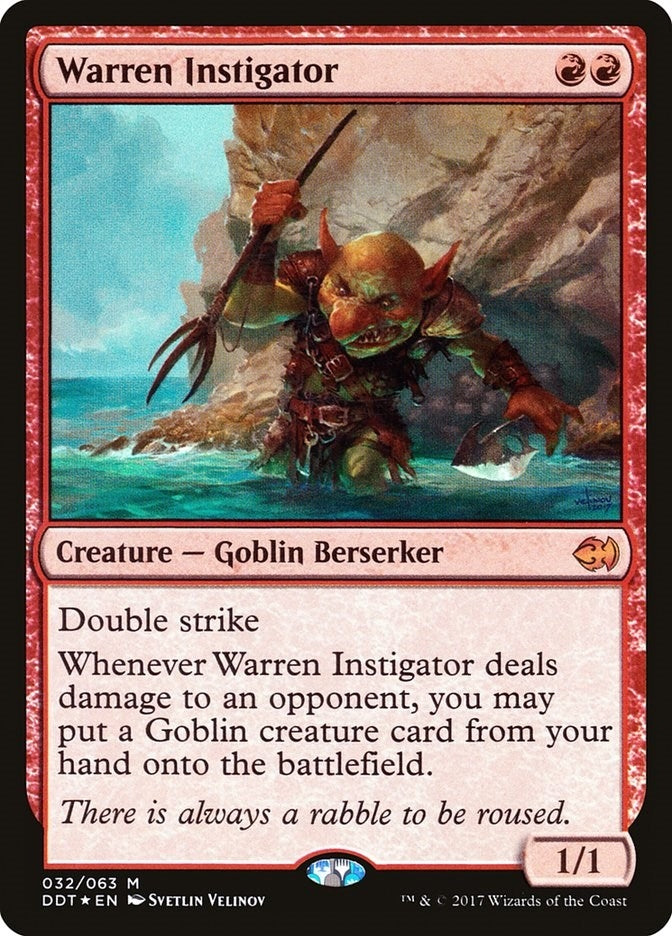 Image for Warren Instigator (32) (DDT) - Magic: The Gathering