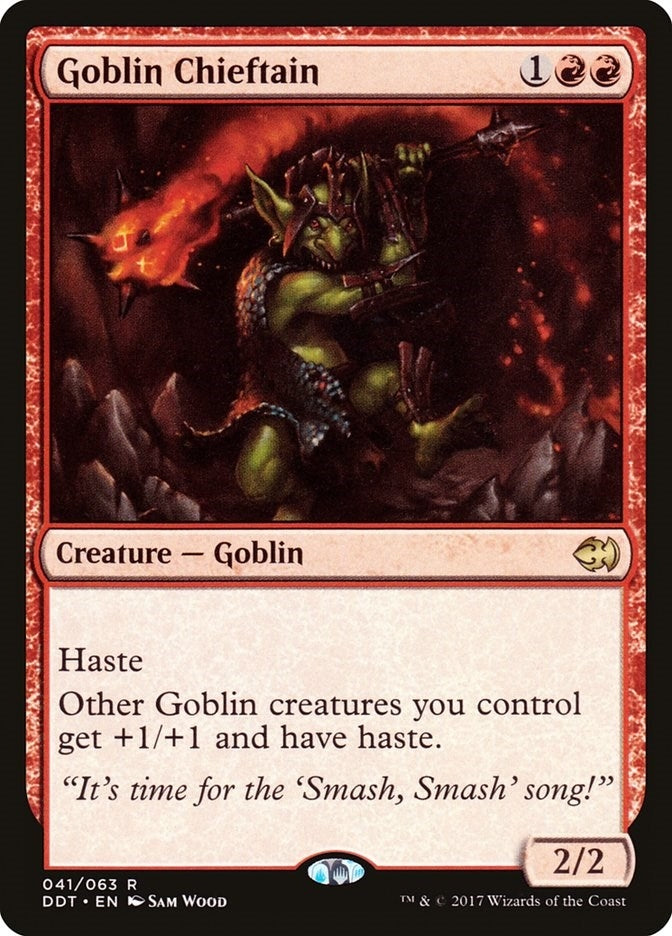 Image for Goblin Chieftain (41) (DDT) - Magic: The Gathering