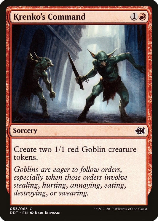 Image for Krenko's Command (53) (DDT) - Magic: The Gathering