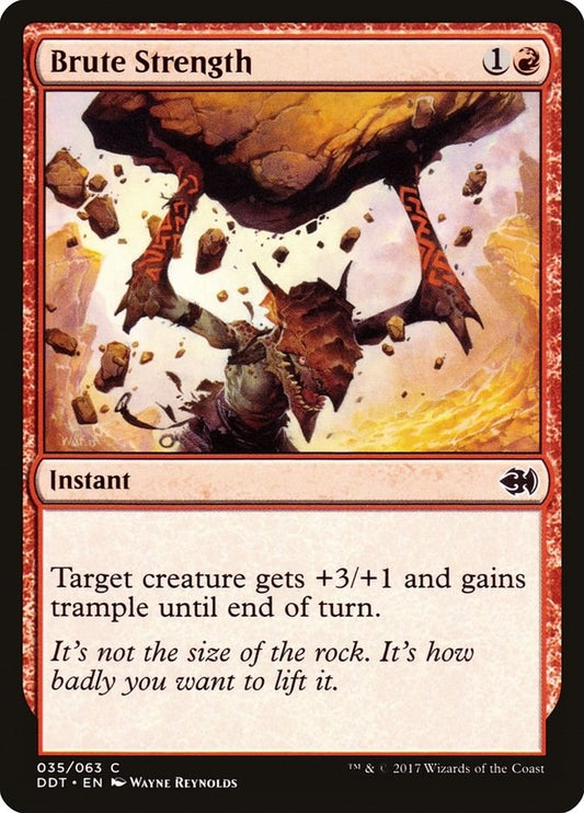 Image for Brute Strength (35) (DDT) - Magic: The Gathering
