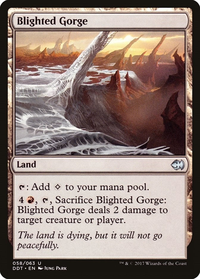 Image for Blighted Gorge (58) (DDT) - Magic: The Gathering