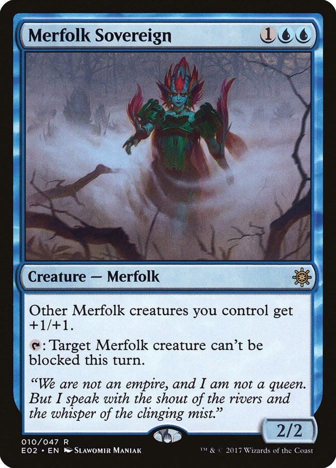 Image for Merfolk Sovereign (10) (E02) - Magic: The Gathering