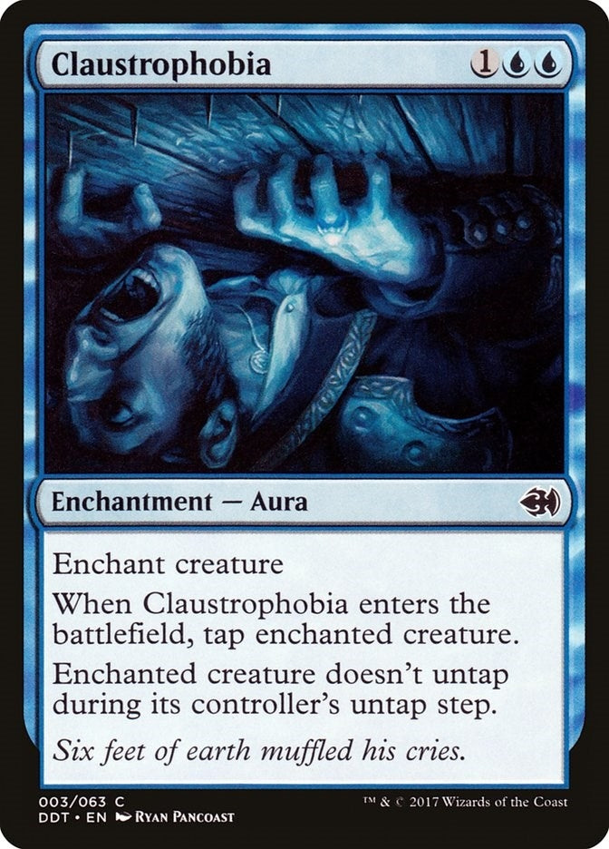 Image for Claustrophobia (3) (DDT) - Magic: The Gathering