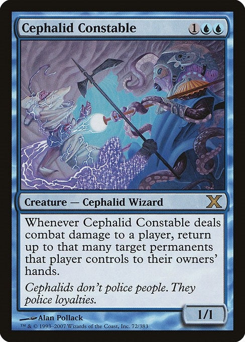 Image for Cephalid Constable (72) (10E) - Magic: The Gathering