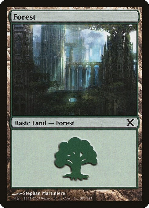 Image for Forest (383) (383) (10E) - Magic: The Gathering