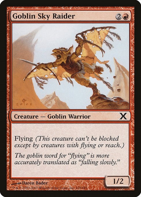 Image for Goblin Sky Raider (210) (10E) - Magic: The Gathering