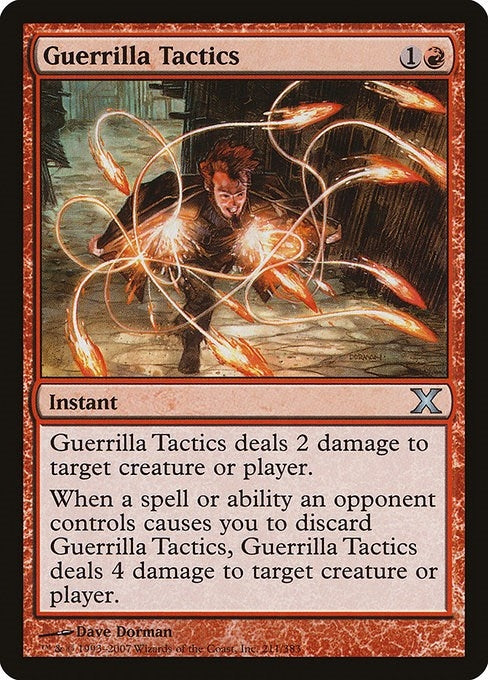 Image for Guerrilla Tactics (211) (10E) - Magic: The Gathering