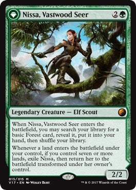 Image for Nissa, Vastwood Seer (15) (V17) - Magic: The Gathering