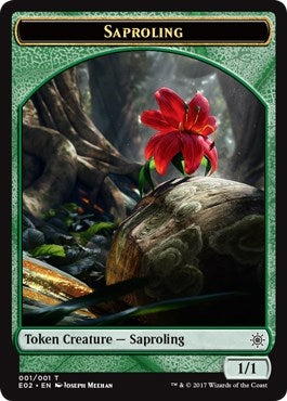 Image for Saproling // Treasure (010) Double-Sided Token (1 // 10) (E02) - Magic: The Gathering