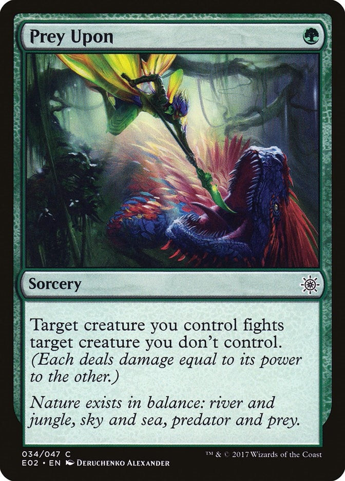 Image for Prey Upon (34) (E02) - Magic: The Gathering