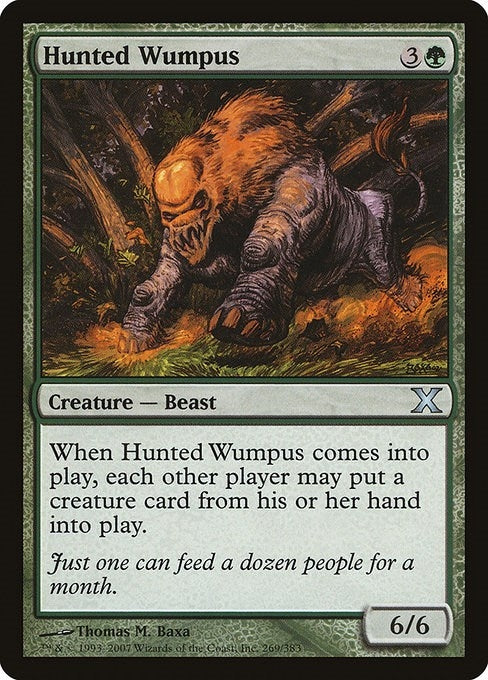Image for Hunted Wumpus (269) (10E) - Magic: The Gathering