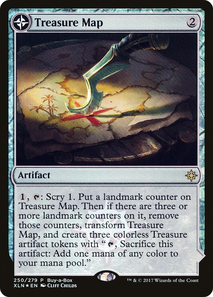 Image for Treasure Map (250) (BABP) - Magic: The Gathering