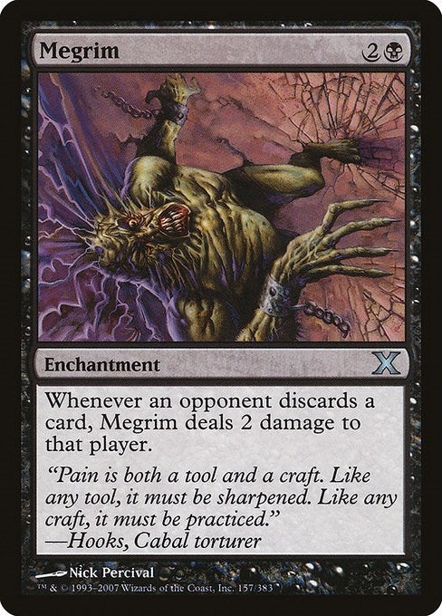 Image for Megrim (157) (10E) - Magic: The Gathering