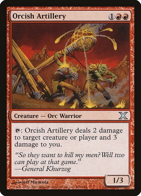Image for Orcish Artillery (220) (10E) - Magic: The Gathering