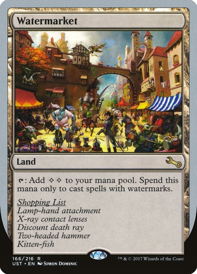 Image for Watermarket (166) (UST) - Magic: The Gathering