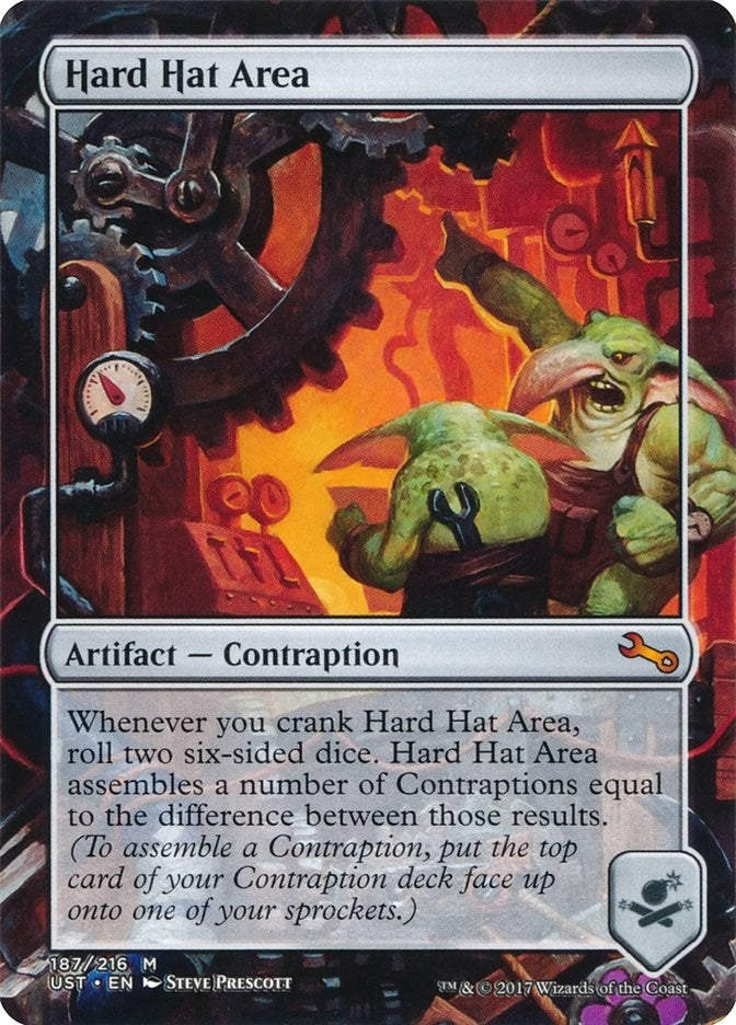 Image for Hard Hat Area (187) (UST) - Magic: The Gathering