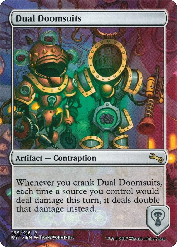 Image for Dual Doomsuits (179) (UST) - Magic: The Gathering