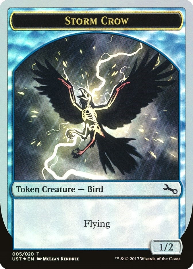 Image for Storm Crow Token (5) (UST) - Magic: The Gathering