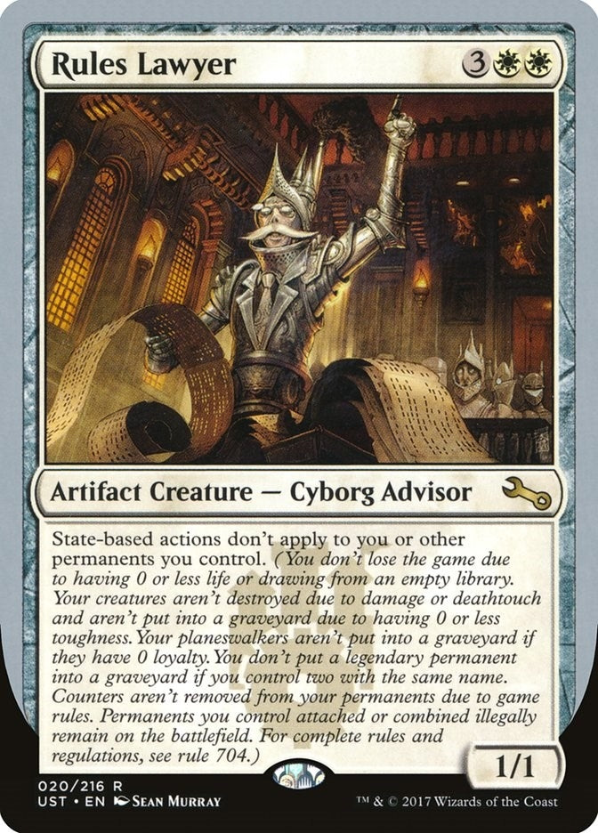 Image for Rules Lawyer (20) (UST) - Magic: The Gathering