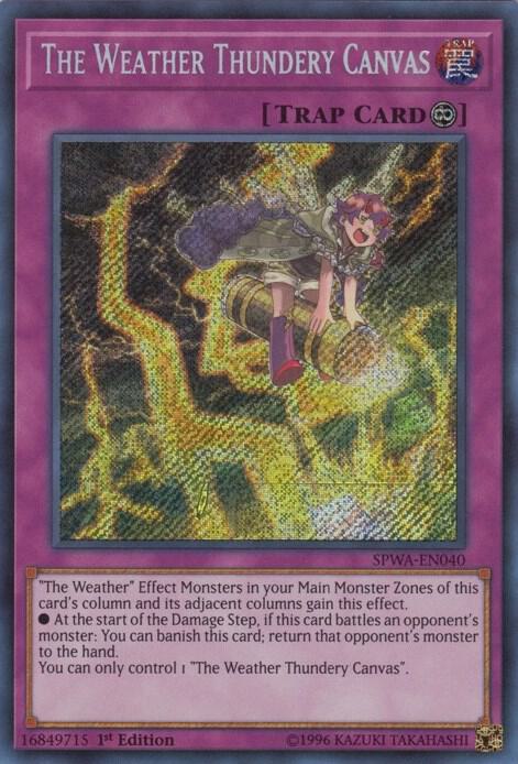 The Weather Thundery Canvas (SPWA-EN040) (SPWA)