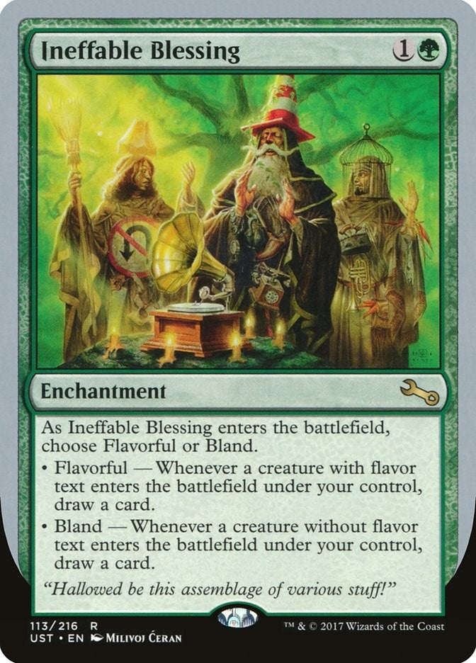 Image for Ineffable Blessing (A) (113) (UST) - Magic: The Gathering