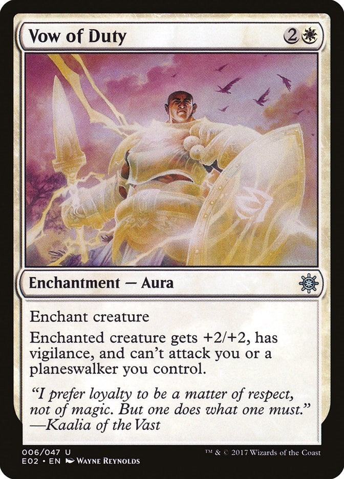 Image for Vow of Duty (6) (E02) - Magic: The Gathering