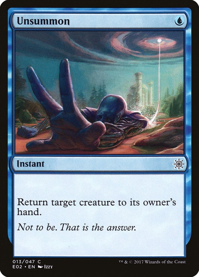Image for Unsummon (13) (E02) - Magic: The Gathering