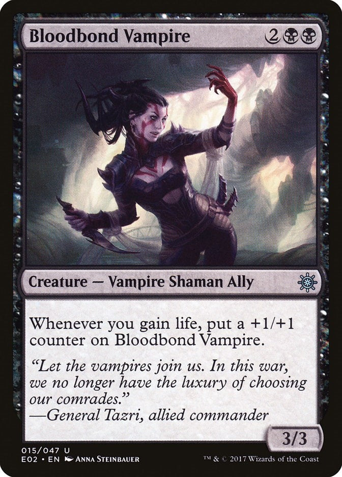 Image for Bloodbond Vampire (15) (E02) - Magic: The Gathering