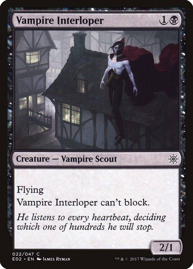 Image for Vampire Interloper (22) (E02) - Magic: The Gathering