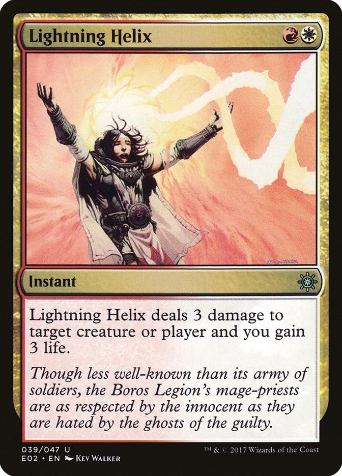 Image for Lightning Helix (39) (E02) - Magic: The Gathering