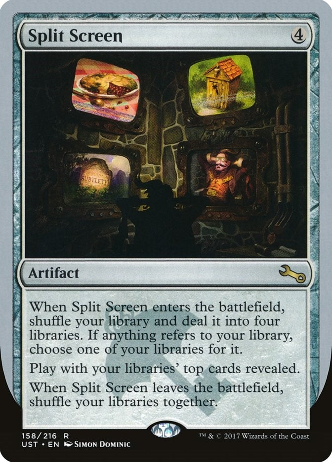 Image for Split Screen (158) (UST) - Magic: The Gathering