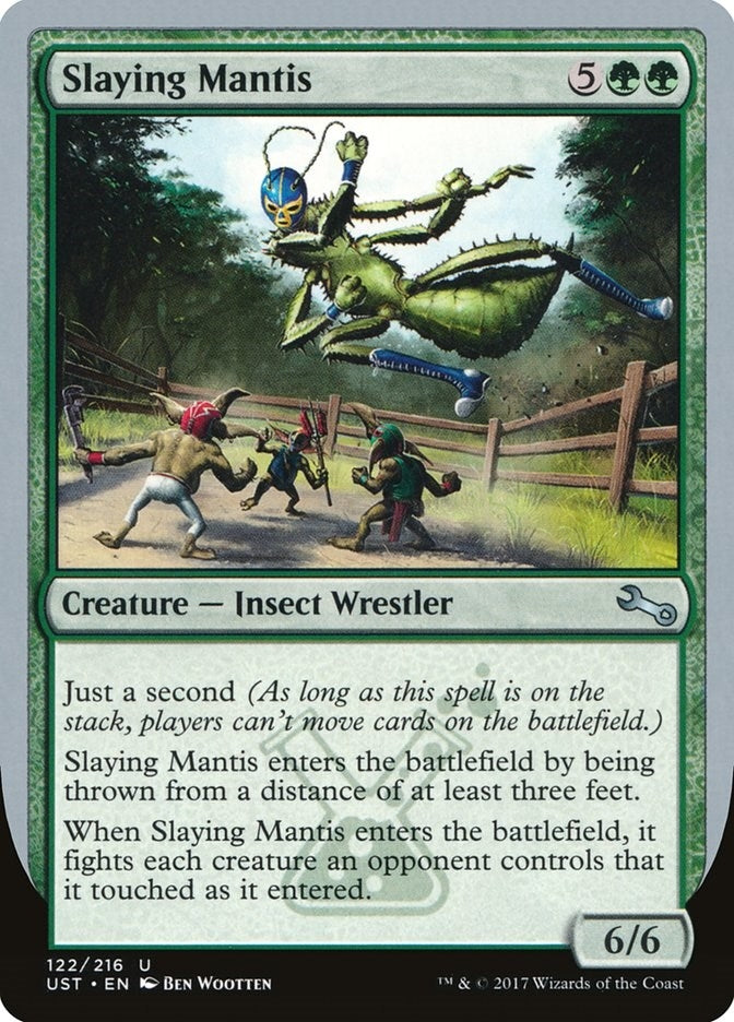 Image for Slaying Mantis (122) (UST) - Magic: The Gathering
