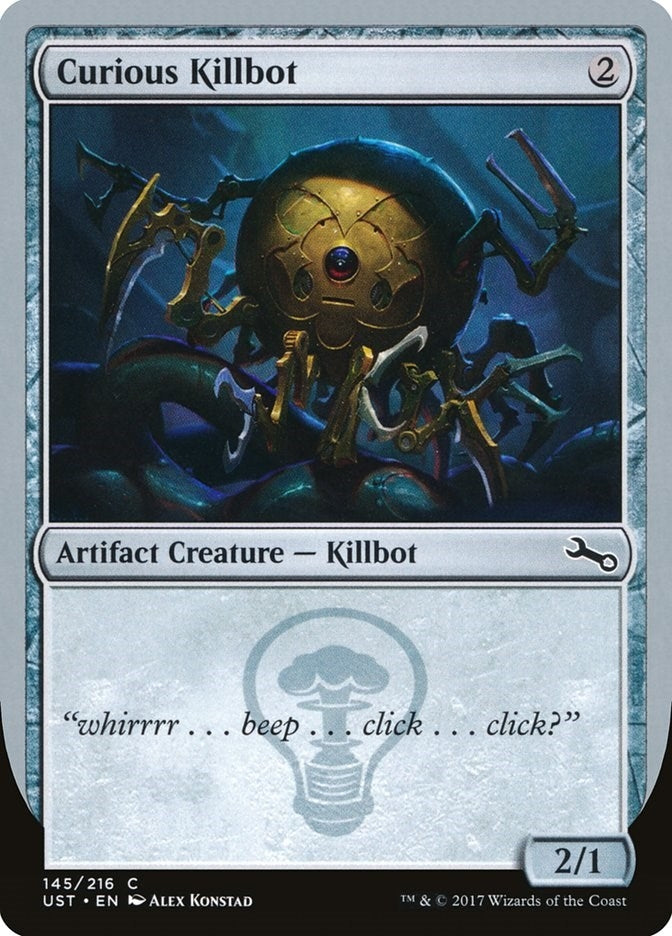 Image for Curious Killbot (145) (UST) - Magic: The Gathering