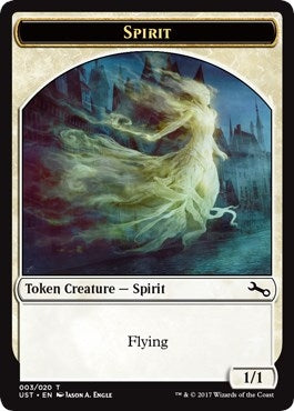 Image for Spirit Token (3) (UST) - Magic: The Gathering