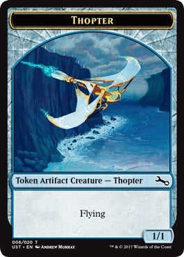 Image for Thopter Token (6) (UST) - Magic: The Gathering