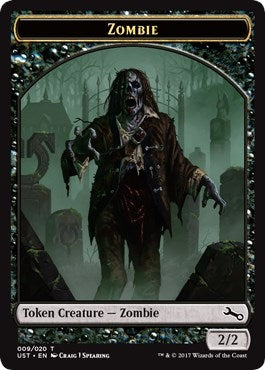 Image for Zombie Token (9) (UST) - Magic: The Gathering