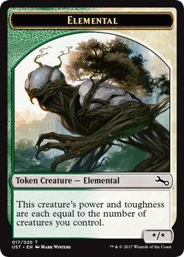 Image for Elemental Token (017) (17) (UST) - Magic: The Gathering