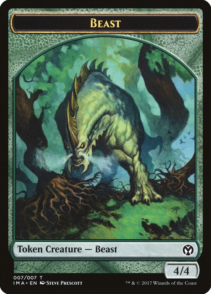 Image for Beast Token (007) (7) (IMA) - Magic: The Gathering